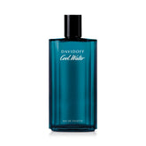 Davidoff Cool Water for men eau de toilette in a sleek blue rectangular bottle with black cap